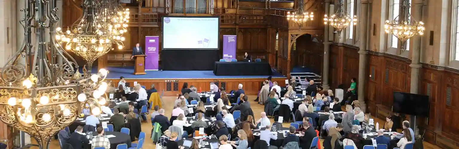NCSR conference in Whitworth Hall at the University of Manchester